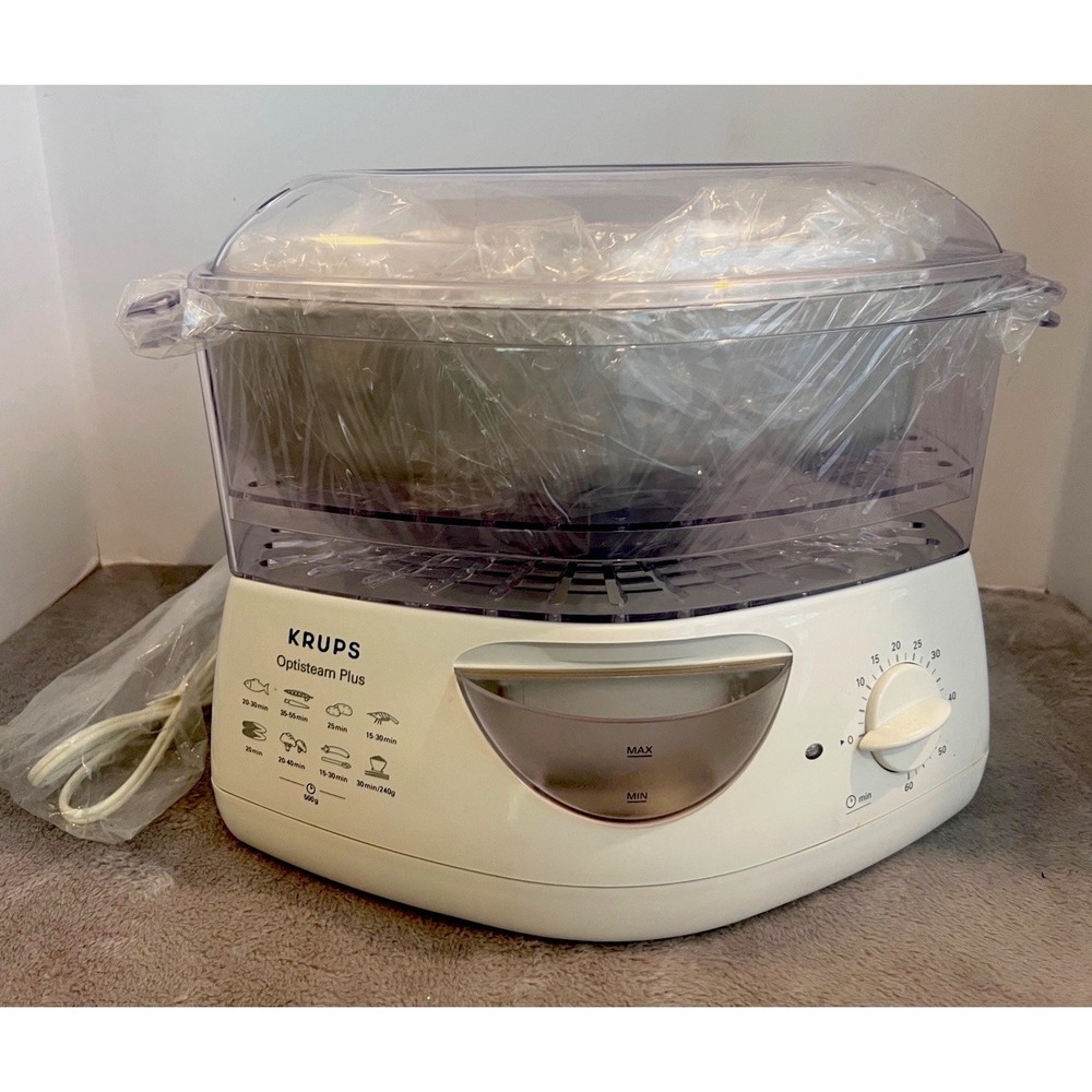 KRUPS Optisteam Plus Food Steamer Type 652 Electric 900W w/ Trays NEW